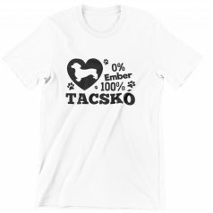 100 százalék tacskó férfi póló