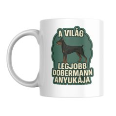 A világ legjobb dobermann anyukája bögre