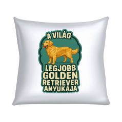 A világ legjobb golden retriever anyukája párna