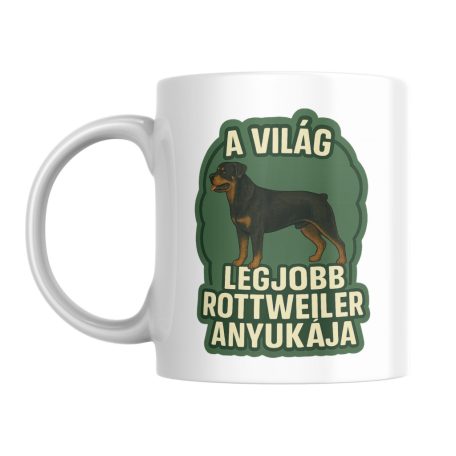 A világ legjobb rottweiler anyukája bögre