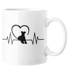 Airedale terrier heartbeat bögre