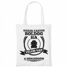   Akkor vagyok boldog, ha velem van a hörcsögöm vászontáska