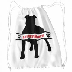 Amerikai pitbull egyedi neves tornazsák