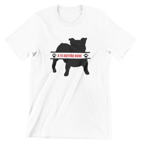 Angol bulldog egyedi neves férfi póló