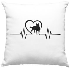 Ausztrál pásztorkutya heartbeat párna