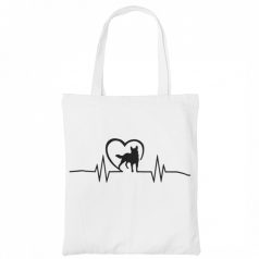 Ausztrál pásztorkutya heartbeat vászontáska