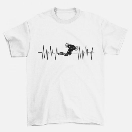 Axolotl Heartbeat férfi póló