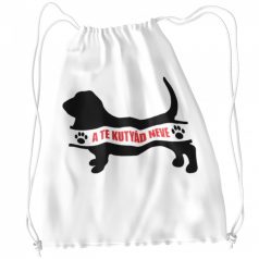 Basset hound egyedi neves tornazsák