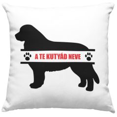 Berni pásztorkutya egyedi neves párna