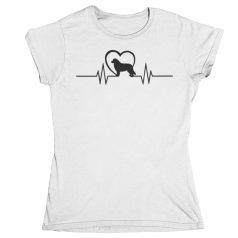 Berni pásztorkutya heartbeat női póló
