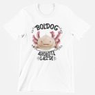 Boldog axolotl gazdi férfi póló