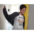 Boldog axolotl gazdi női póló