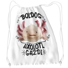 Boldog axolotl tornazsák