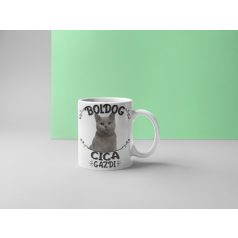 Boldog cica gazdi bögre