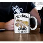 Boldog gekkó gazdi bögre