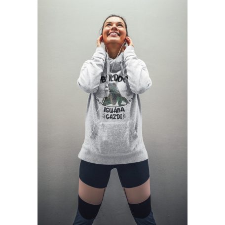 Boldog iguána gazdi pulóver