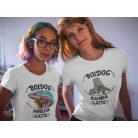 Boldog kaméleon gazdi női póló