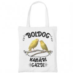 Boldog kanári vászontáska