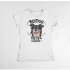 Boldog kutya gazdi női póló