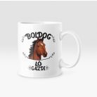 Boldog ló gazdi bögre