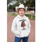 Boldog ló gazdi pulover