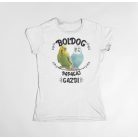 Boldog papagáj gazdi női póló