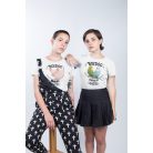 Boldog papagáj gazdi női póló