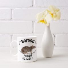 Boldog patkány gazdi bögre