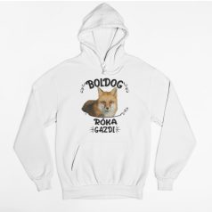 Boldog róka gazdi pulóver