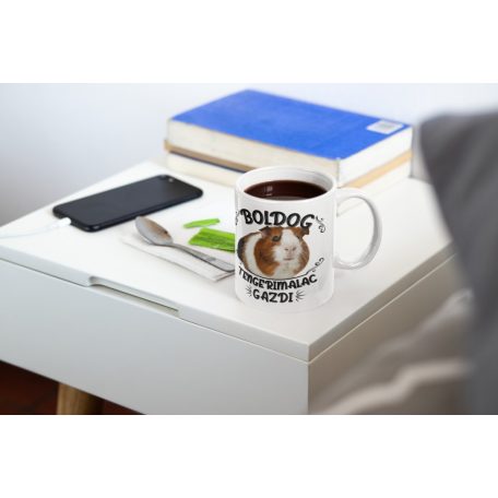 Boldog tengerimalac gazdi bögre