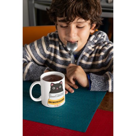 Cicás antidepresszáns bögre