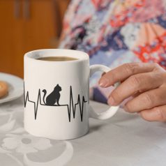 Cica Heartbeat bögre