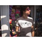 Cica Heartbeat férfi póló