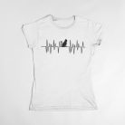 Cica Heartbeat női póló