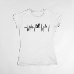 Cica Heartbeat női póló