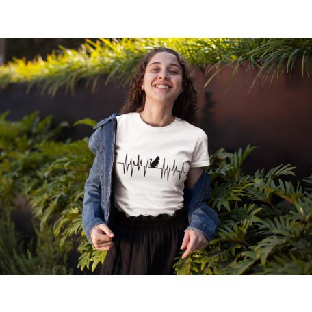 Cica Heartbeat női póló
