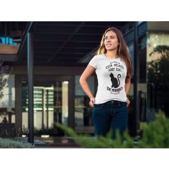 Cica nélkül élni lehet, de minek? női póló