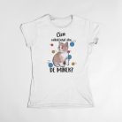 Színes - Cica nélkül lehet élni, de minek? női póló