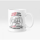 Cicás szív cicás lélek cicás leszek amíg élek bögre