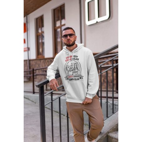 Cicás szív cicás lélek cicás leszek amíg élek pulóver