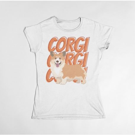 Corgi Corgi Corgi női póló