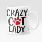 Crazy cat lady bögre