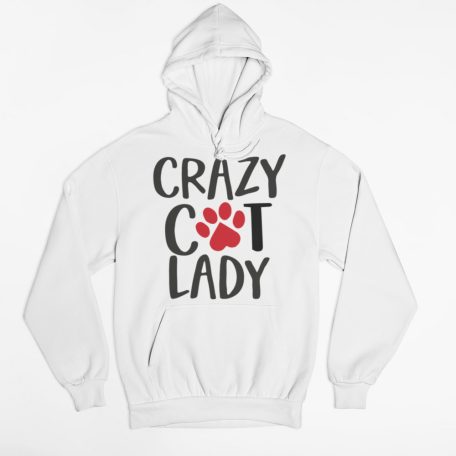 Crazy cat lady pulóver