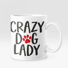 Crazy dog lady bögre