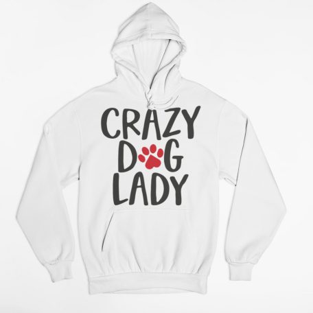 Crazy dog lady pulóver