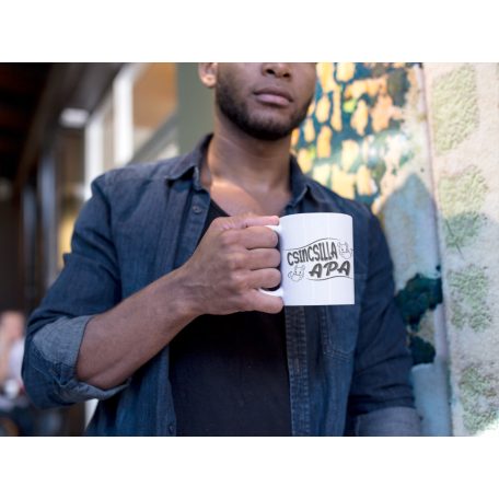 Csincsilla apa bögre