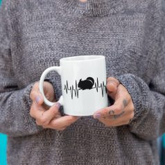 Csincsilla Heartbeat bögre