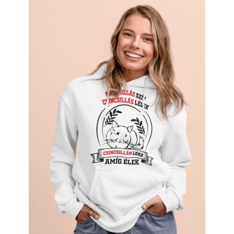 Csincsillás szív csincsillás lélek csincsillám lesz amíg élek pulóver