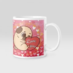 Cuki kutya love you bögre