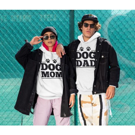 Dog mom and Dad páros pulóver
